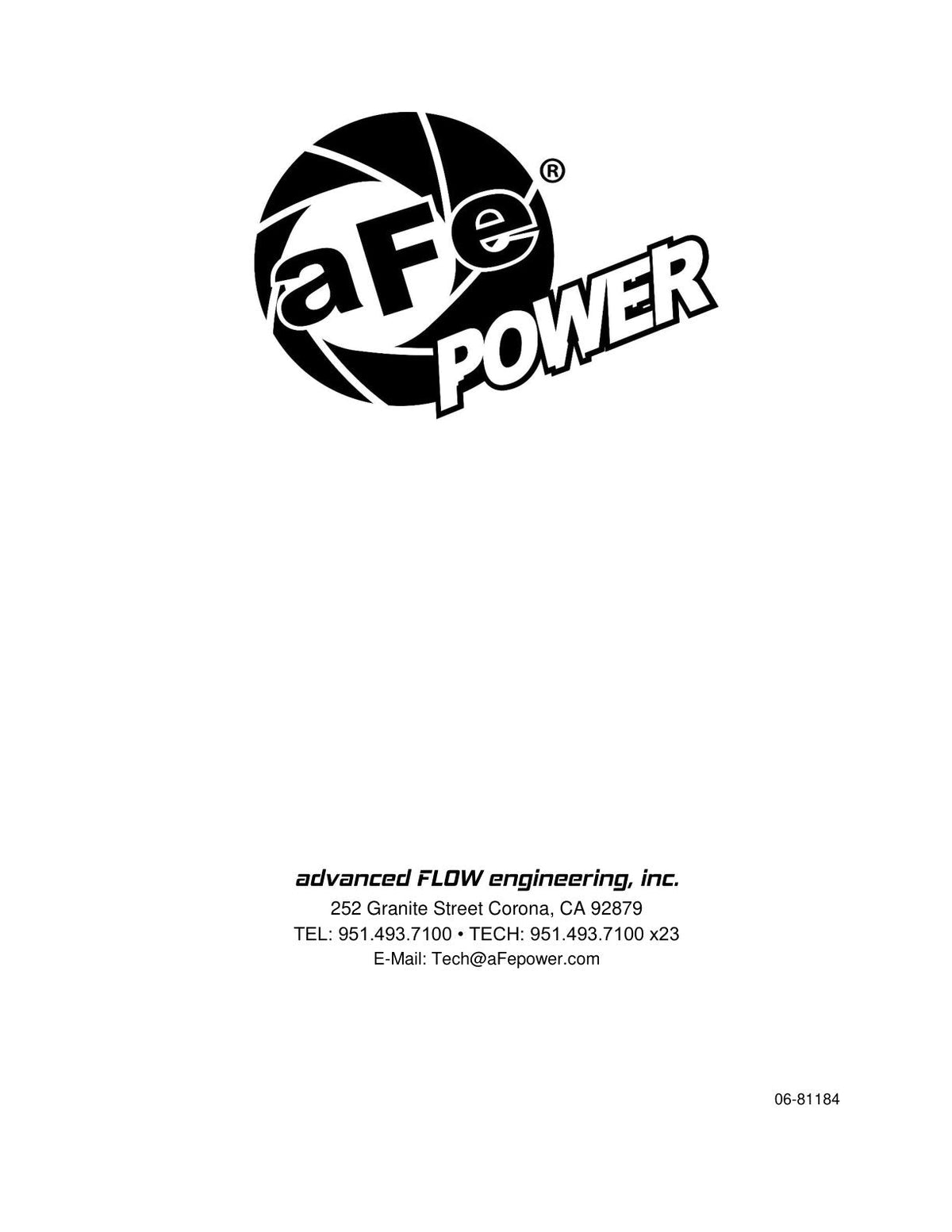 aFe Bladerunner Intercooler Tubes Hot & Cold 17-18 Fiat 124 Spider I4-1.4L (t)
