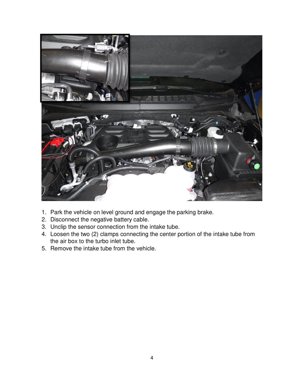 aFe Bladerunner 3.5in-3in Intercooler Cold Side Tube Black - 18-19 Ford F-150 V6-3.0L (td)