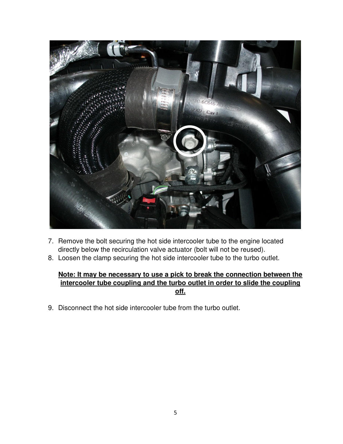 aFe BladeRunner 3in Alum Hot and Cold Intercooler Tube Kit 2019 Ford Ranger 2.3L (t)