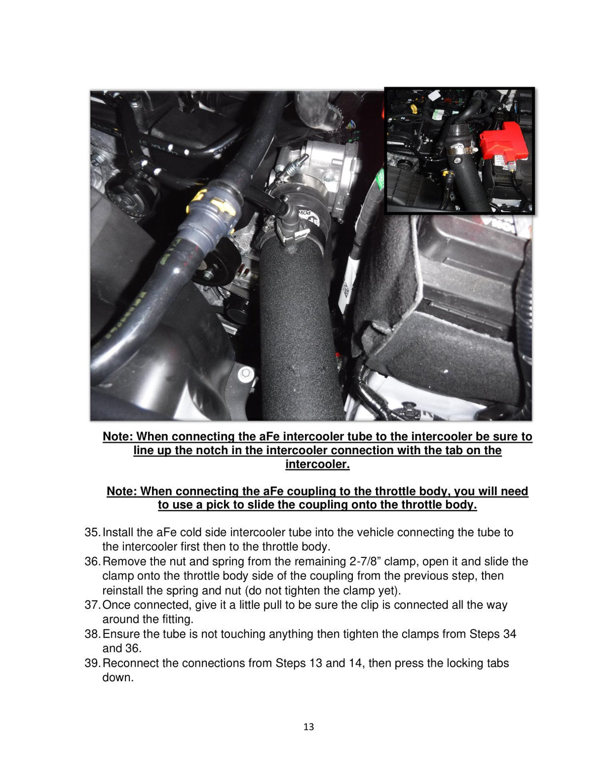 aFe BladeRunner 3in Alum Hot and Cold Intercooler Tube Kit 2019 Ford Ranger 2.3L (t)