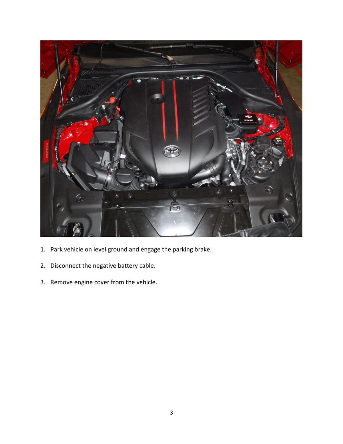 aFe 2020 Toyota Supra 3.0L 3in Black Intercooler Tube - Hot