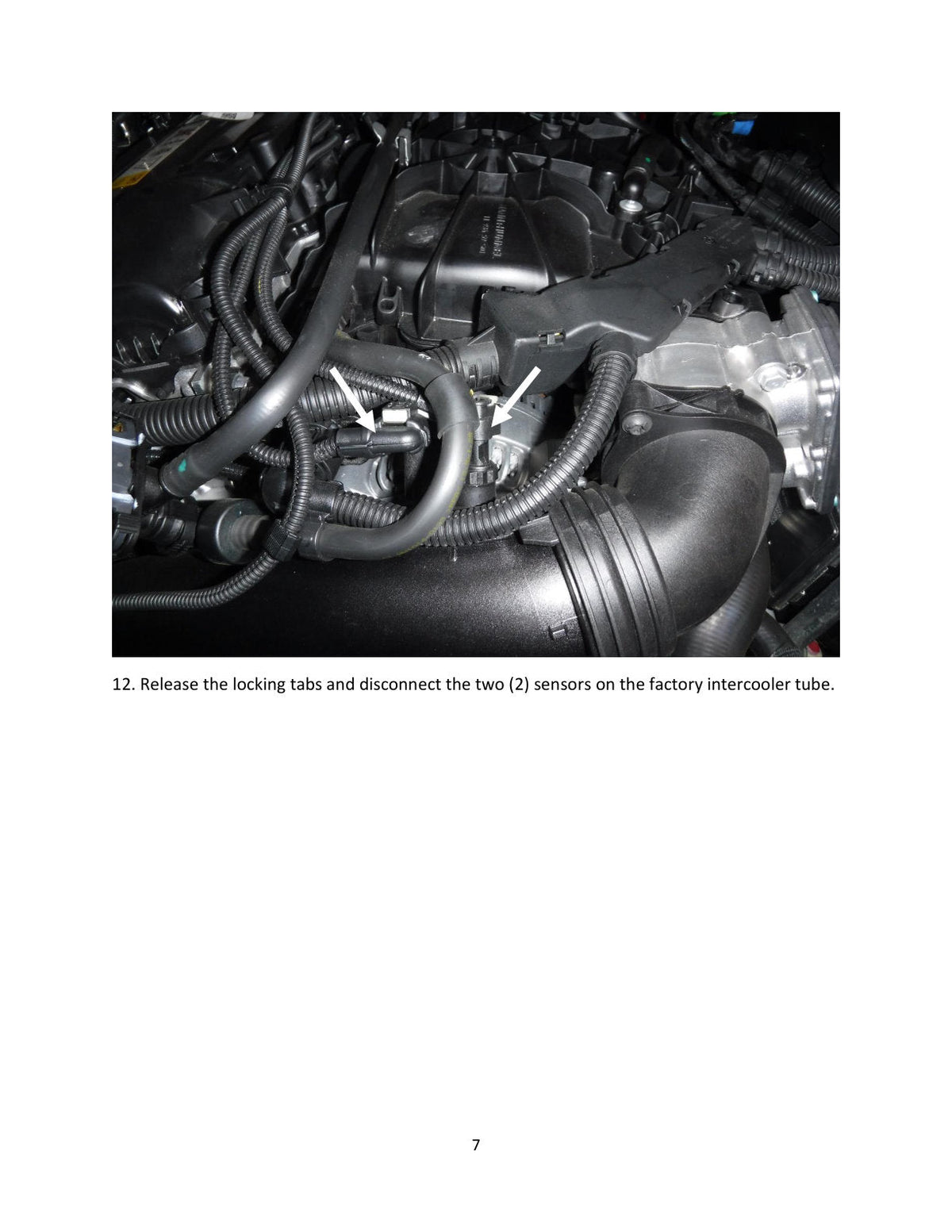 aFe 2020 Toyota Supra 3.0L 3in Black Intercooler Tube - Hot