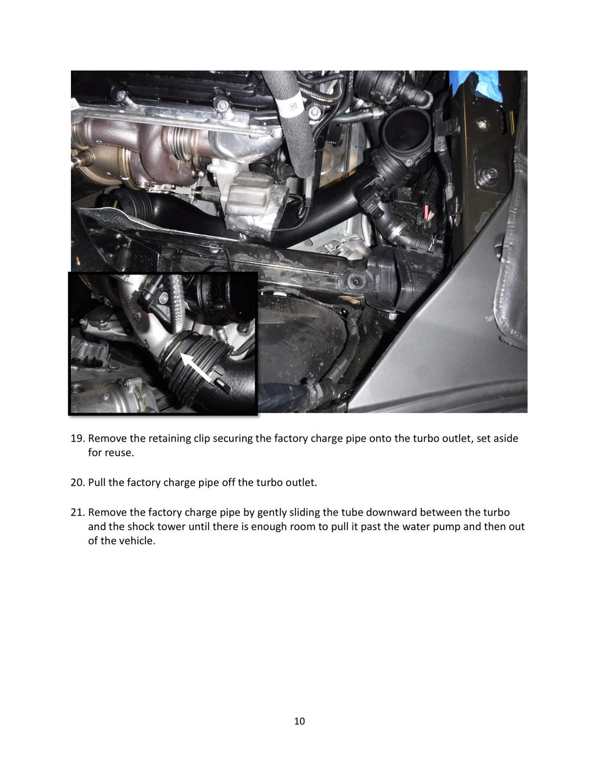 aFe BladeRunner 2.5-3in Hot Side Charge Pipe Black 20-21 BMW Z4 M40i (G29) L6-3.0L (t) B58