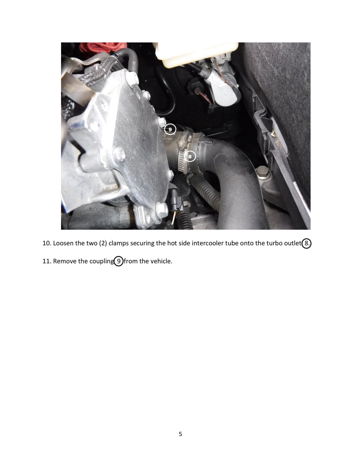 aFe BladeRunner 15-20 VW GTI (MKVII) L4-2.0L (t) Aluminum Hot and Cold Charge Pipe Kit Black