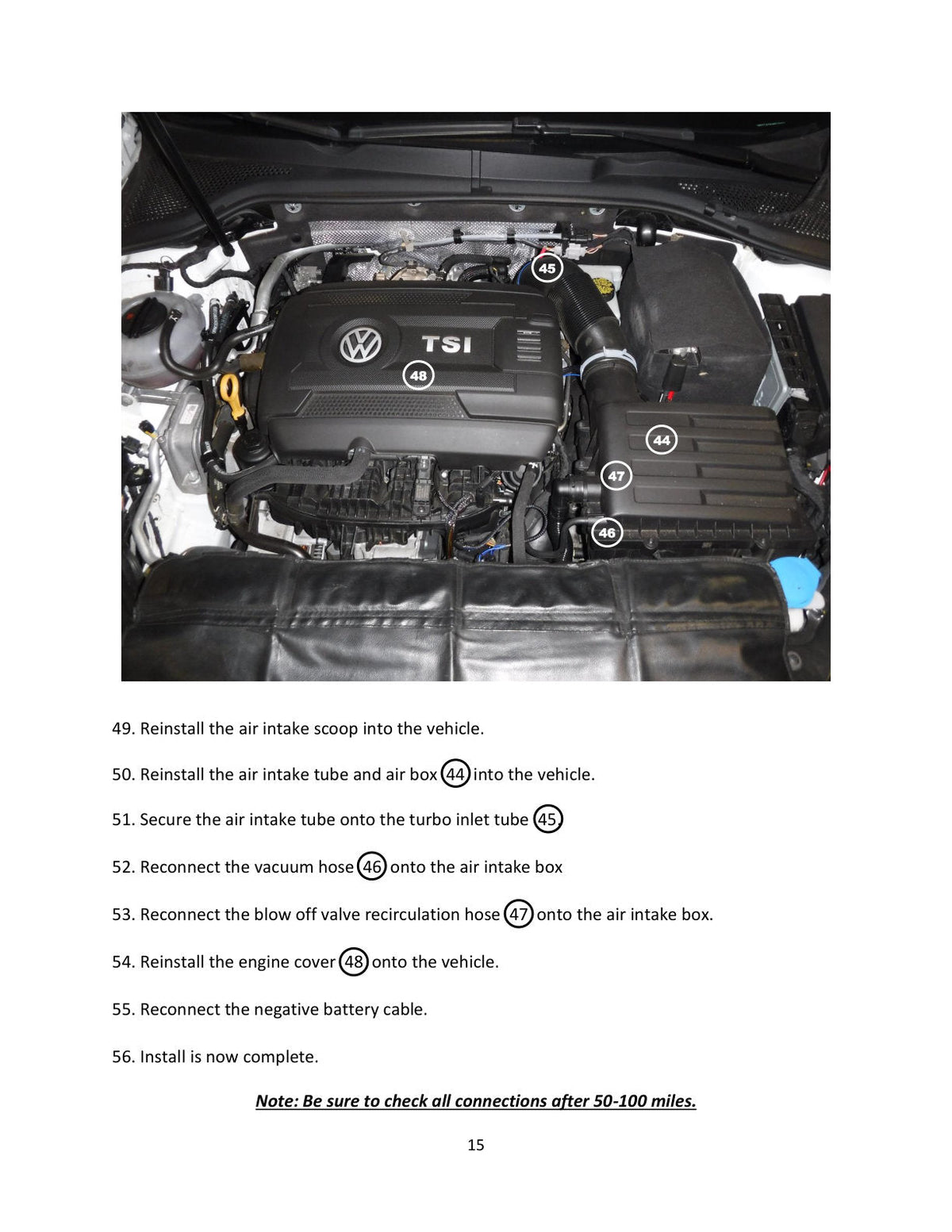 aFe BladeRunner 15-20 VW GTI (MKVII) L4-2.0L (t) Aluminum Hot and Cold Charge Pipe Kit Black