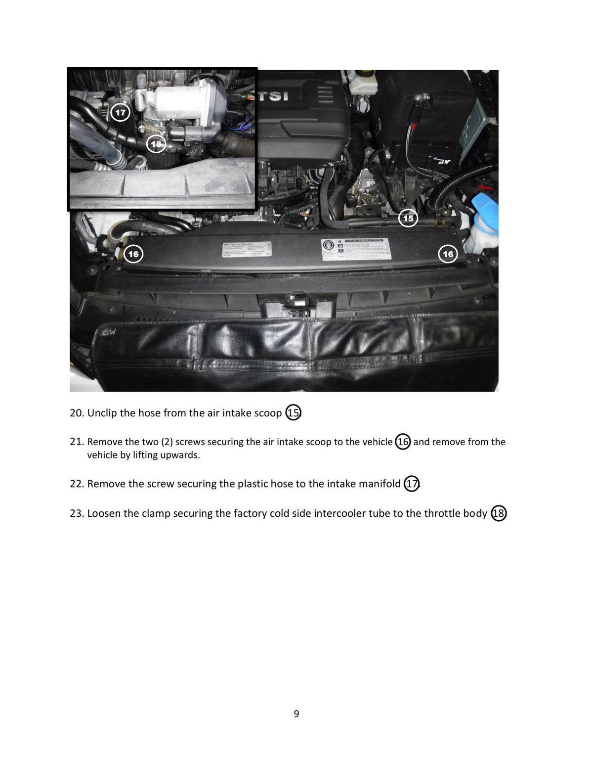 aFe 15-20 VW GTI Charge Pipe Kit