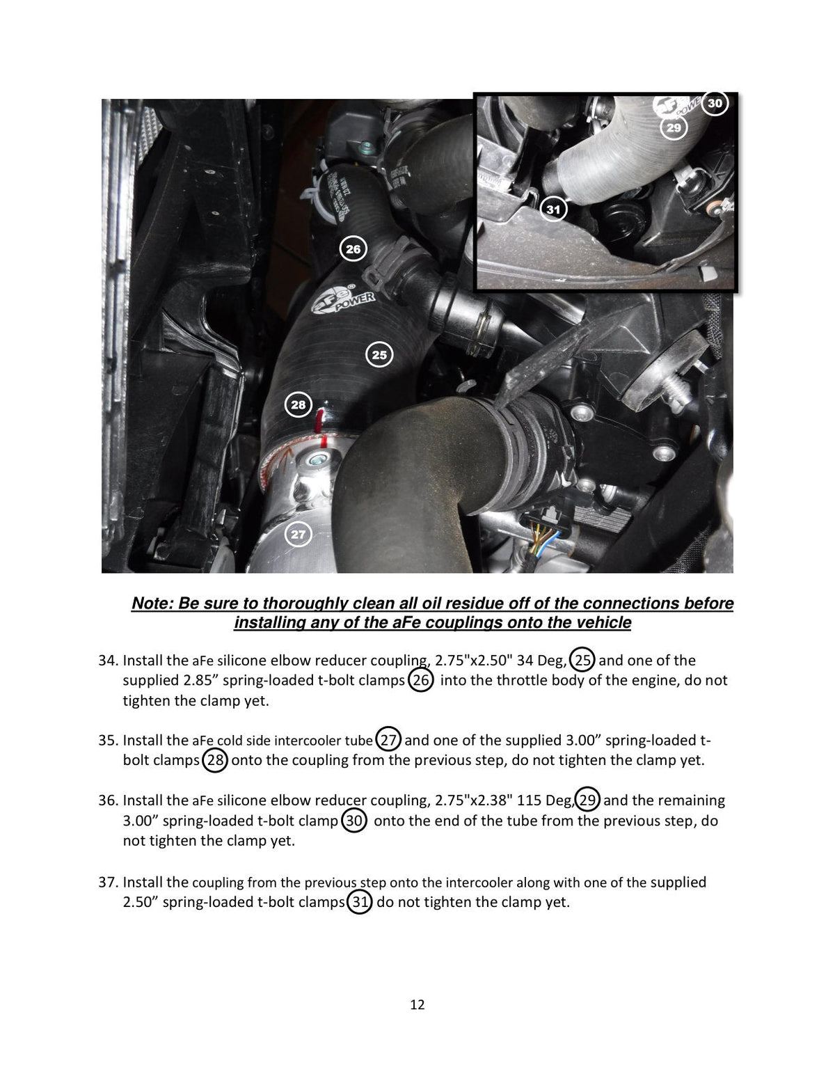 aFe 15-20 VW GTI Charge Pipe Kit