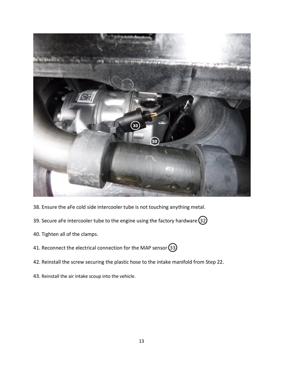 aFe 15-20 VW GTI Charge Pipe Kit