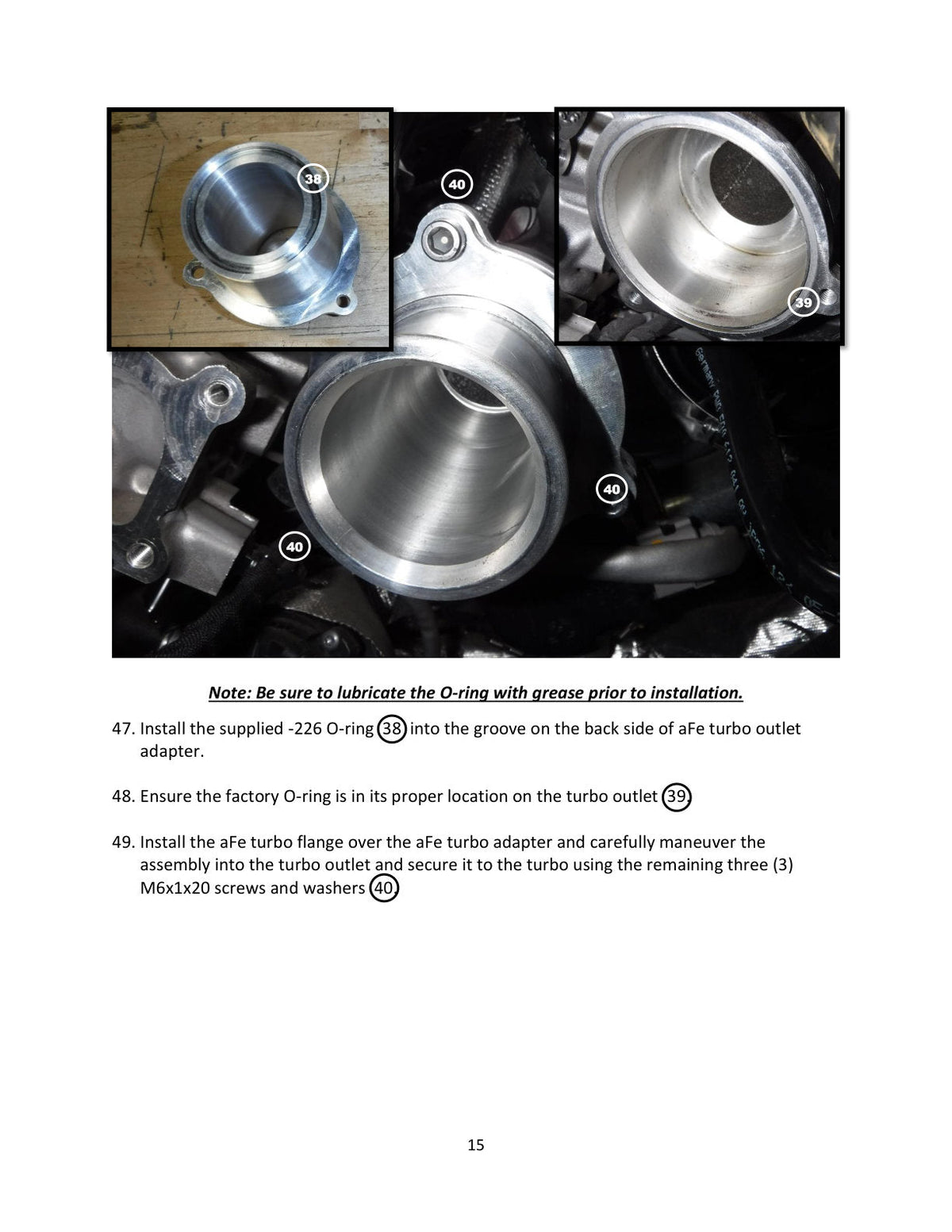 aFe 15-20 VW GTI Charge Pipe Kit