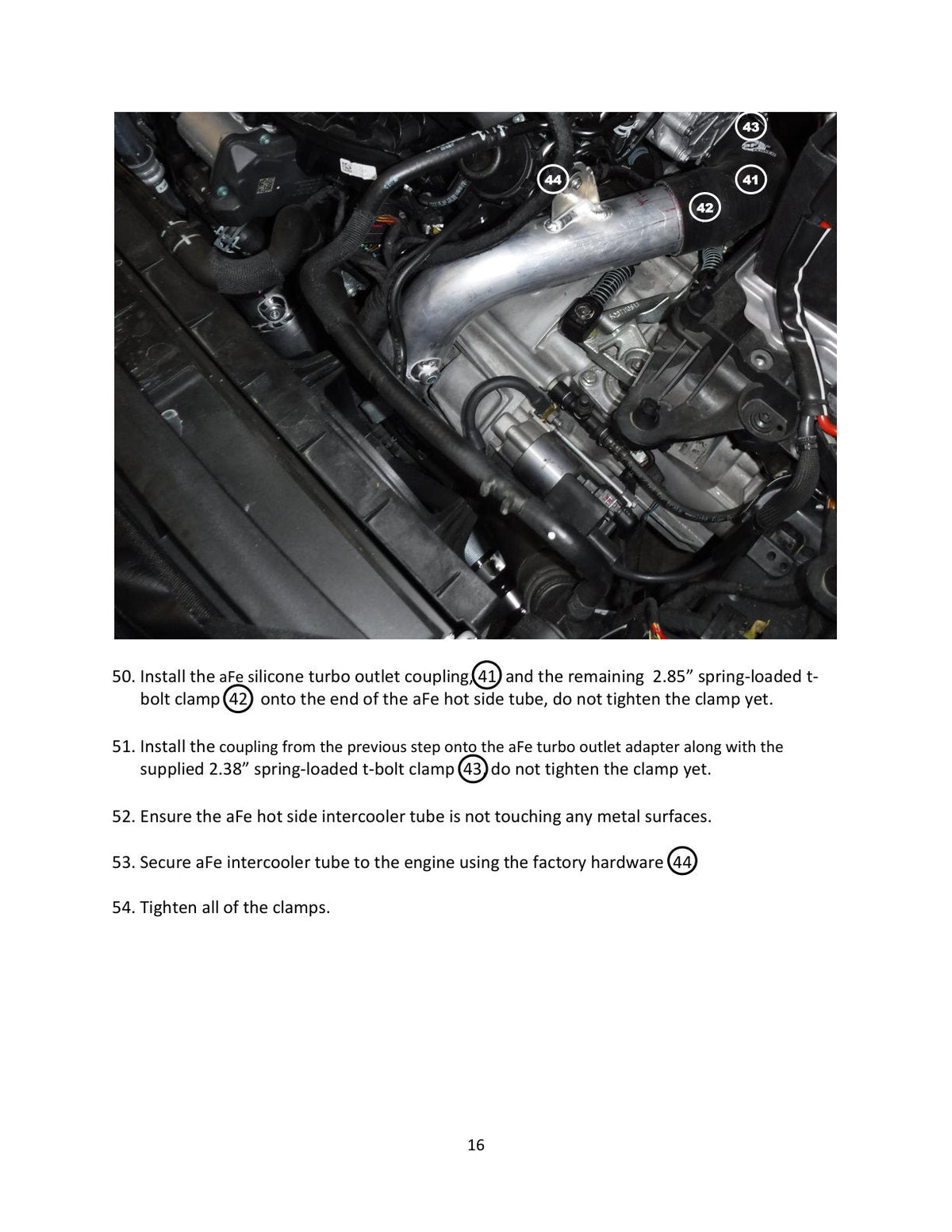 aFe 15-20 VW GTI Charge Pipe Kit