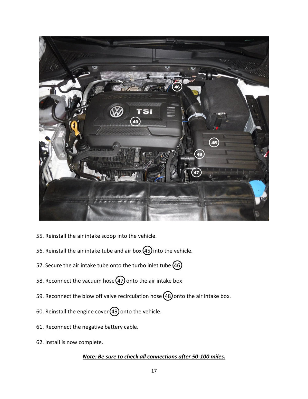 aFe 15-20 VW GTI Charge Pipe Kit