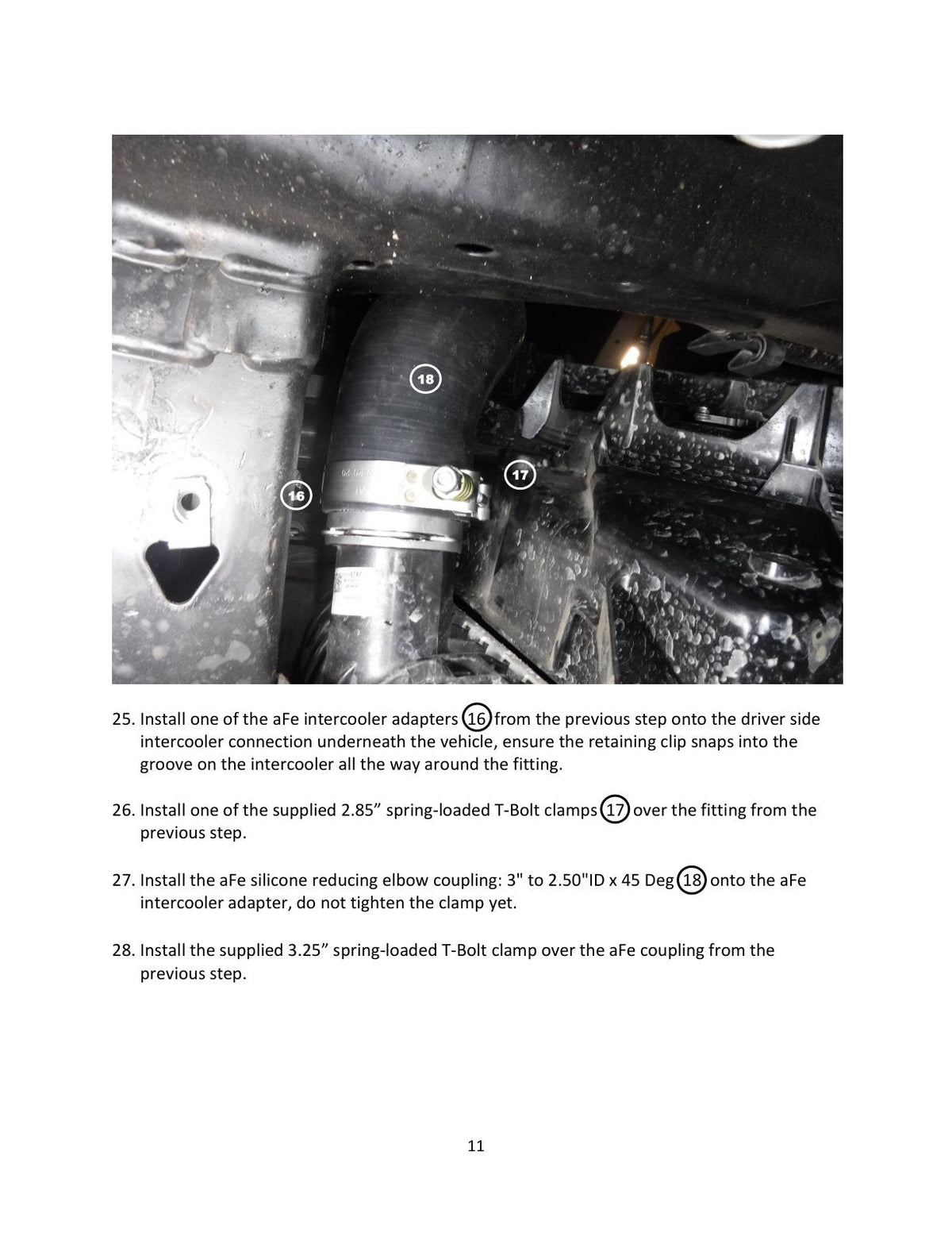 aFe BladeRunner Black Intercooler Hot & Cold Side Tubes Combo 19-20 GM Trucks 1500 L4-2.7L (t)