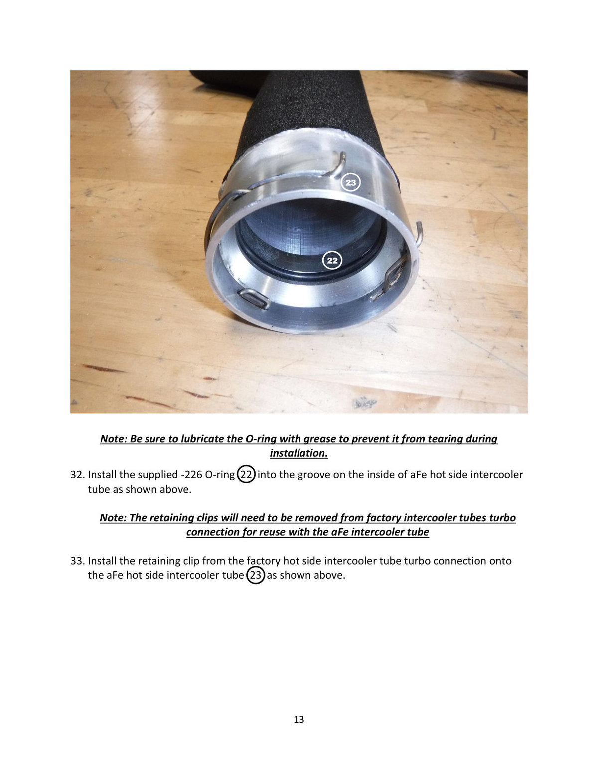 aFe BladeRunner Black Intercooler Hot & Cold Side Tubes Combo 19-20 GM Trucks 1500 L4-2.7L (t)