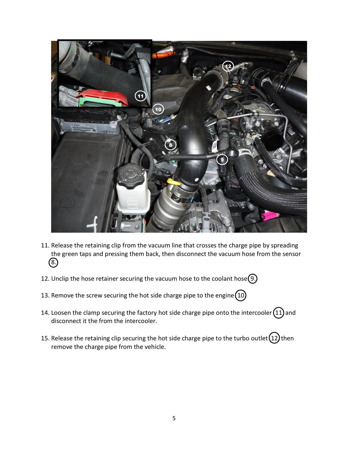 aFe BladeRunner Black 3in Intercooler Hot & Cold Side Pipe Kit 20-21 Jeep Wrangler V6-3.0L (td)