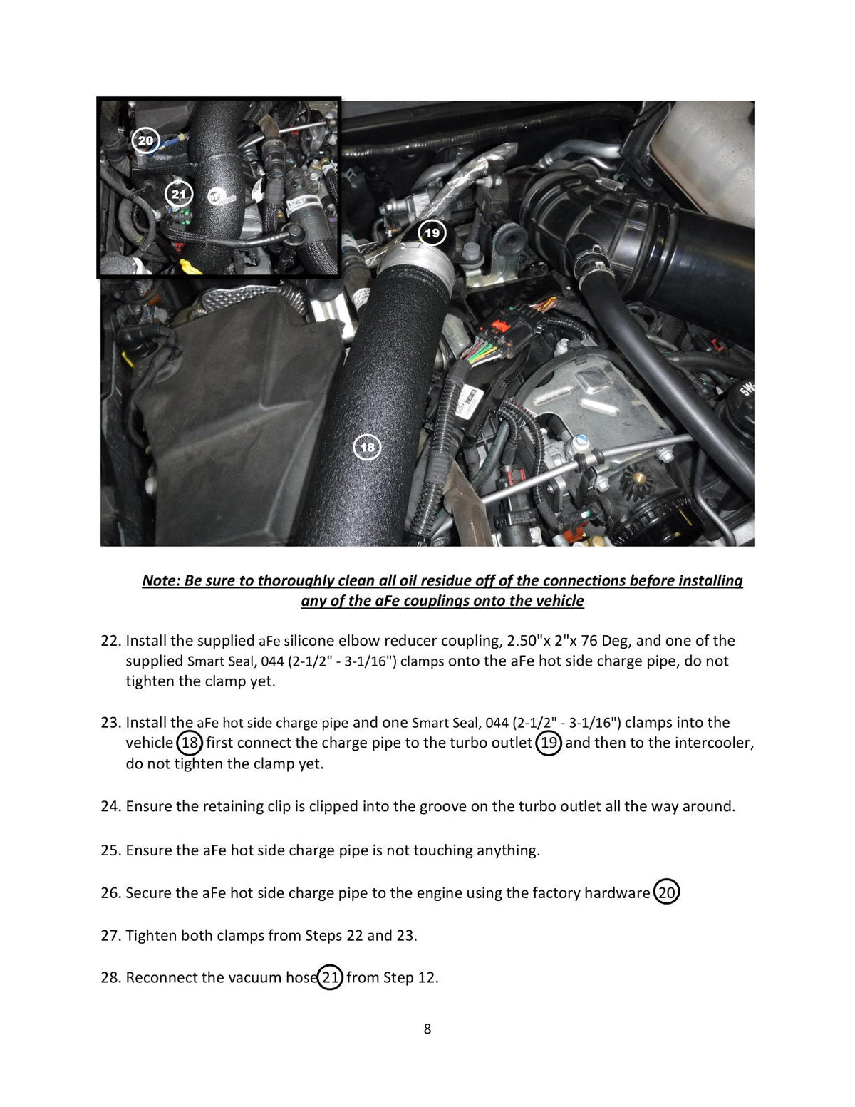 aFe BladeRunner Black 3in Intercooler Hot & Cold Side Pipe Kit 20-21 Jeep Wrangler V6-3.0L (td)