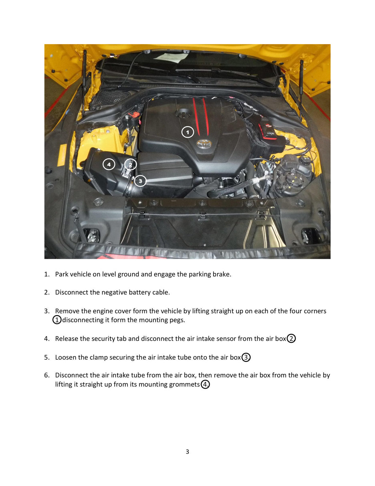 aFe BladeRunner Black 2-3/4in Aluminum Charge Pipe 2021 Toyota Supra GR (A90) I4-2.0L (t) B48