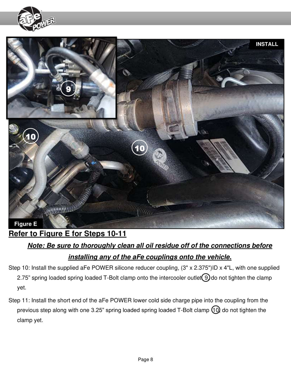 aFe 16-19 RAM 1500 V6 3.0L (TD) BladeRunner 3in Aluminum Hot & Cold Charge Pipe Kit - Black