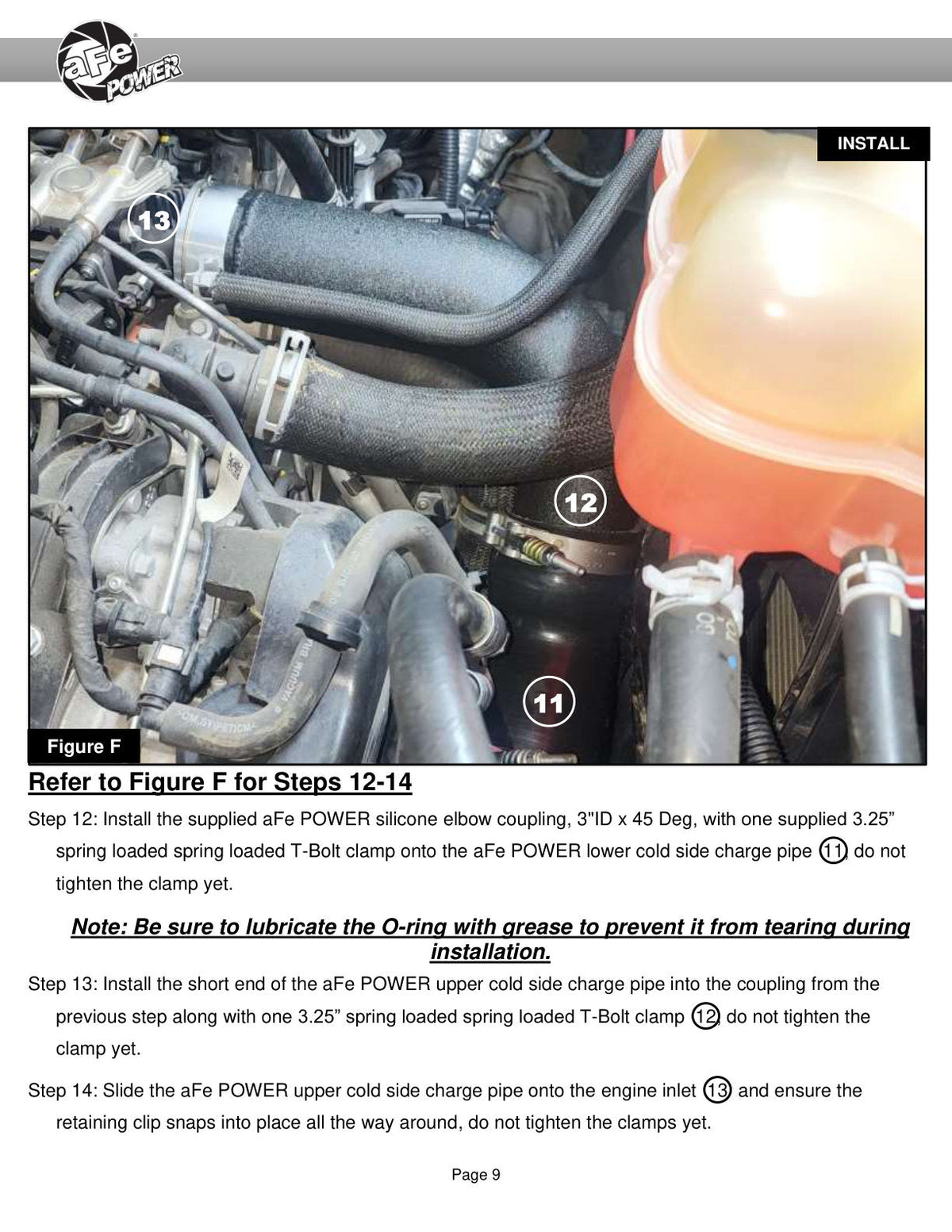 aFe 16-19 RAM 1500 V6 3.0L (TD) BladeRunner 3in Aluminum Hot & Cold Charge Pipe Kit - Black