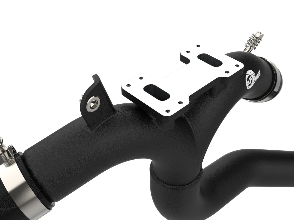 aFe 18-22 Kia Stinger V6-3.3L BladeRunner Alum Hot/Cold Charge Pipe Kit Black