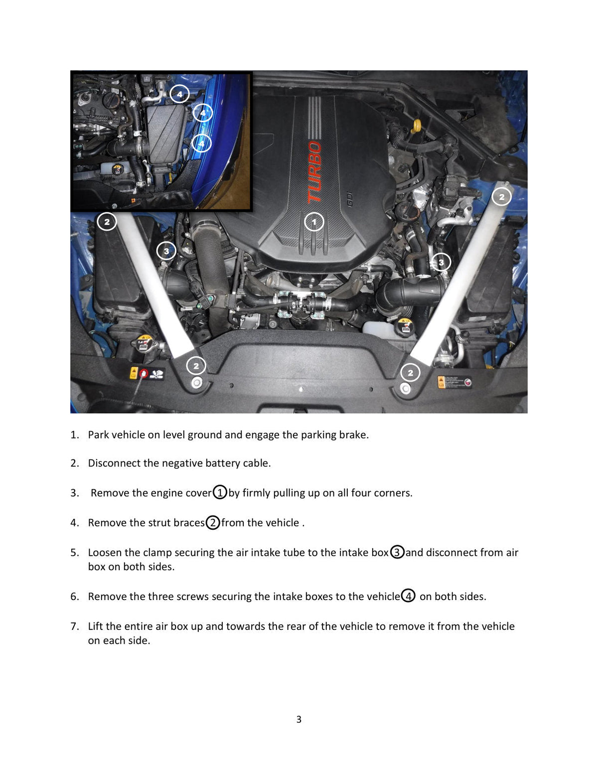 aFe Kia Stinger 18-22 V6-3.3L (tt) BladeRunner Hot Charge Pipe- Black