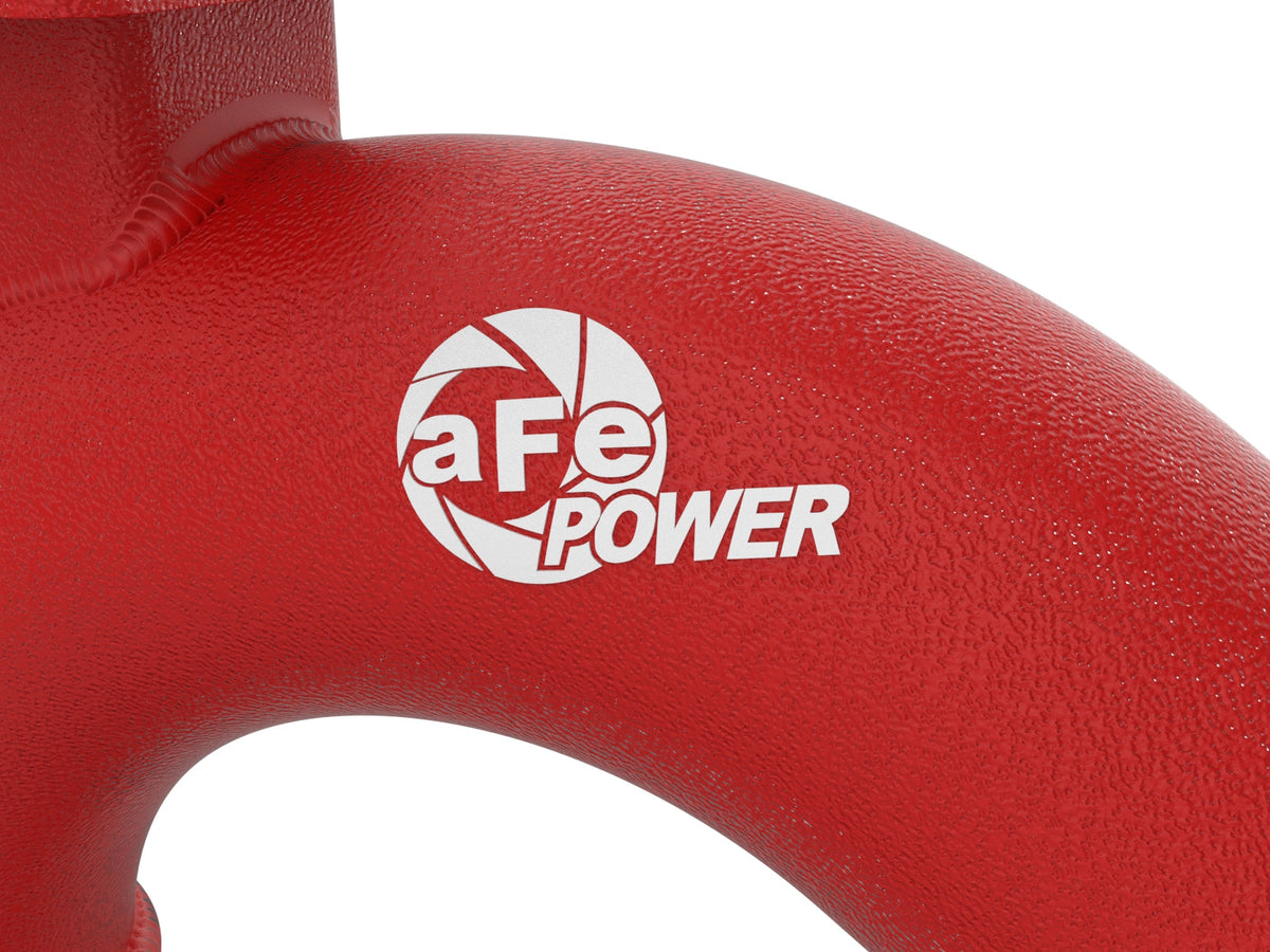 aFe 2018-2020 Kia Stinger 19-22 G70 BladeRunner 3in Aluminum Hot Charge Pipe Red