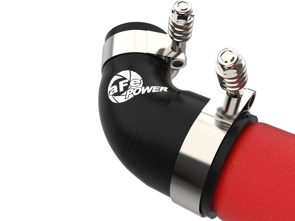 aFe 2018-2020 Kia Stinger 19-22 G70 BladeRunner 3in Aluminum Hot Charge Pipe Red