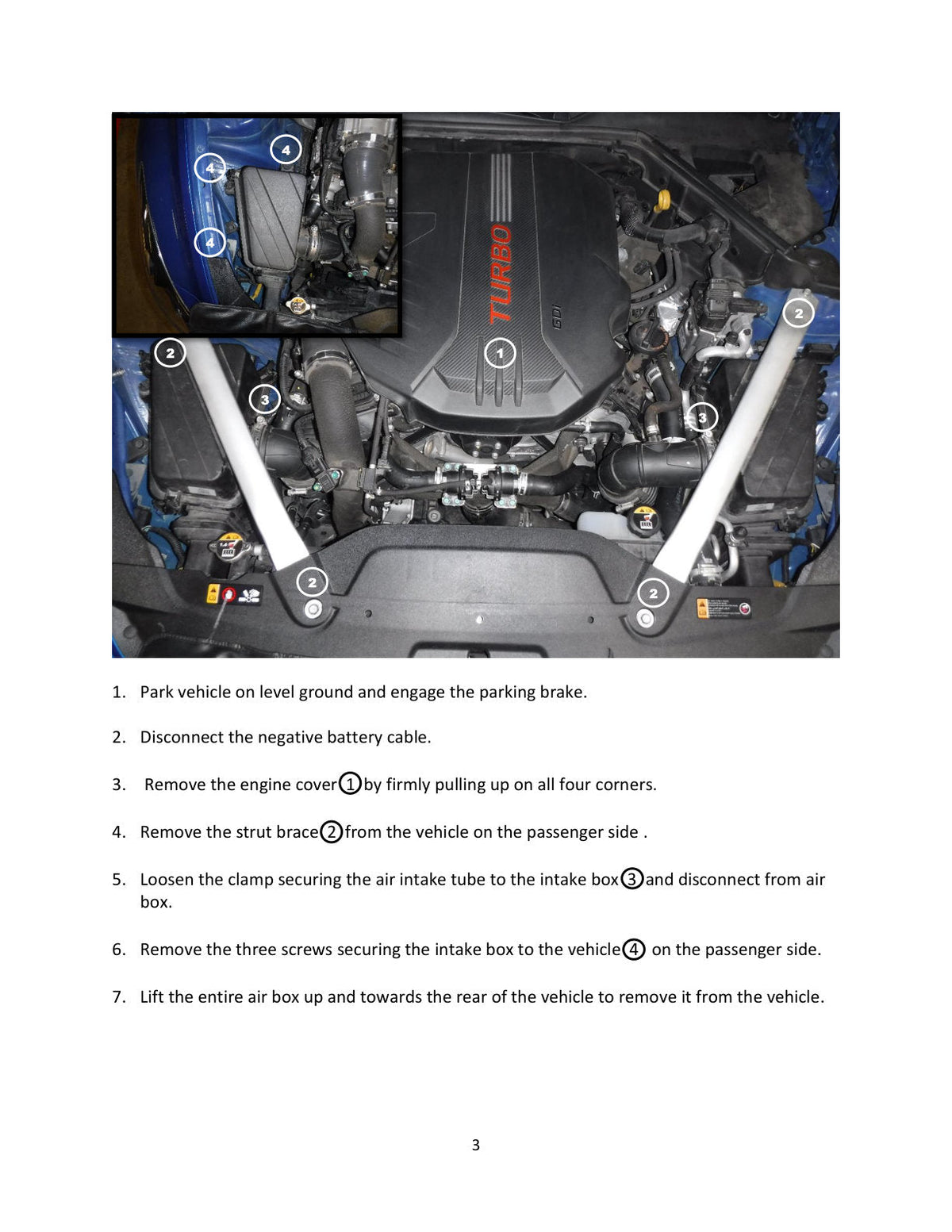 aFe Kia Stinger 18-22 V6-3.3L (tt) BladeRunner Cold Charge Pipe- Black