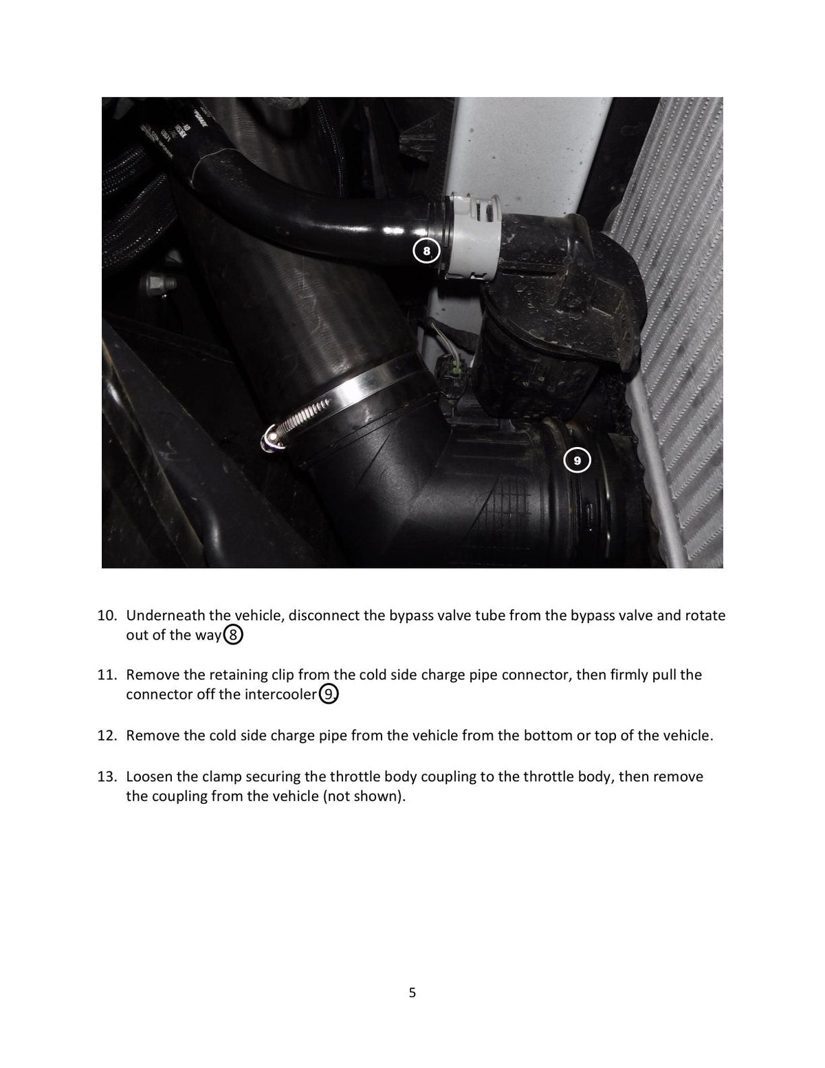 aFe BladeRunner 21-22 Ford F-150 Ecoboost V6-3.5L(tt) Aluminum Hot and Cold Charge Pipe Kit Black