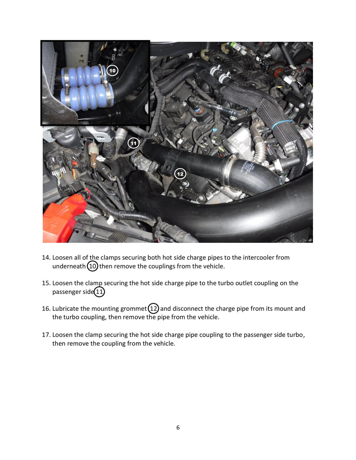 aFe BladeRunner 21-22 Ford F-150 Ecoboost V6-3.5L(tt) Aluminum Hot and Cold Charge Pipe Kit Black