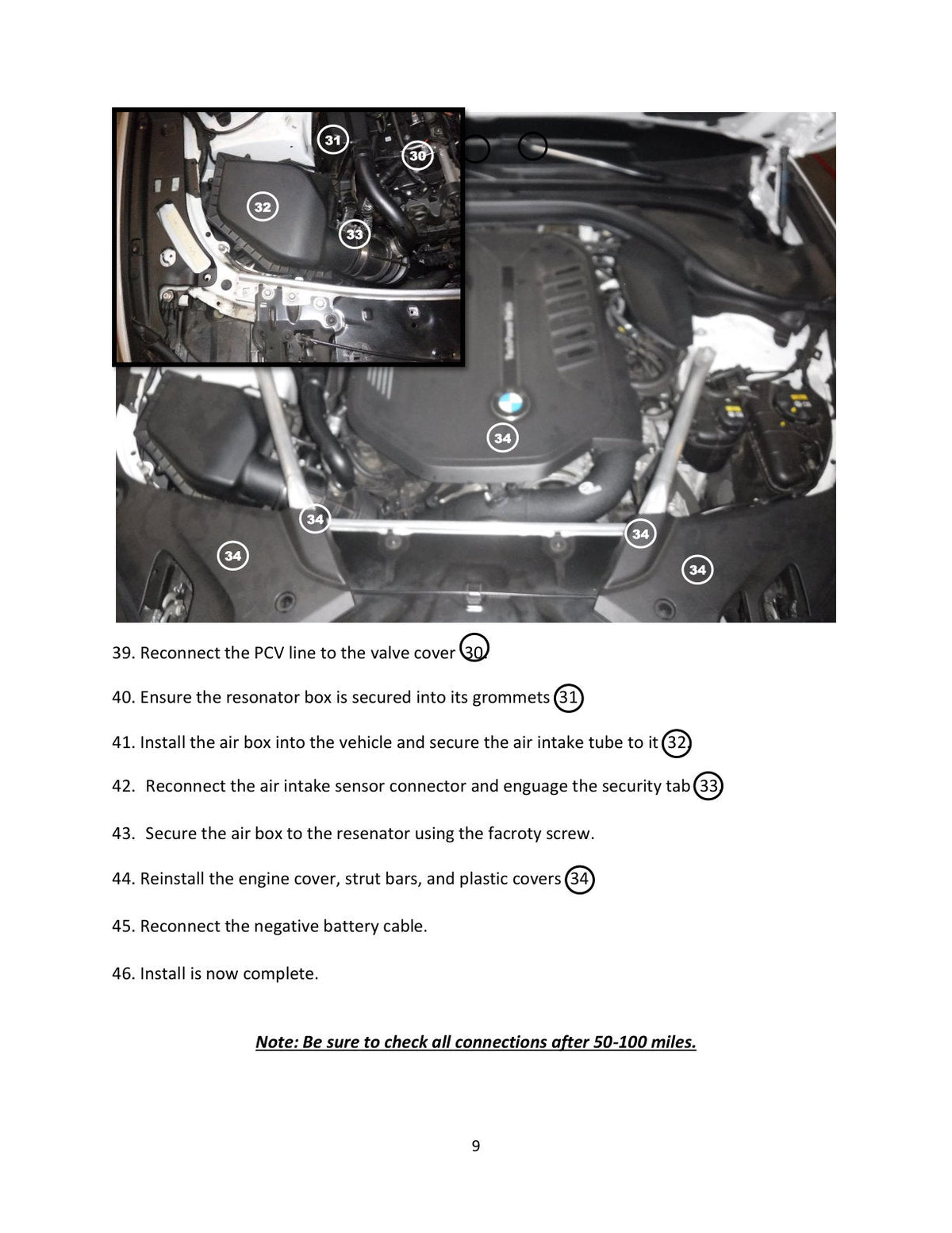 aFe 17-22 BMW 540i (G30/G31/G38) B58 L6 3.0L (t) BladeRunner 3in Aluminum Hot Charge Pipe - Black