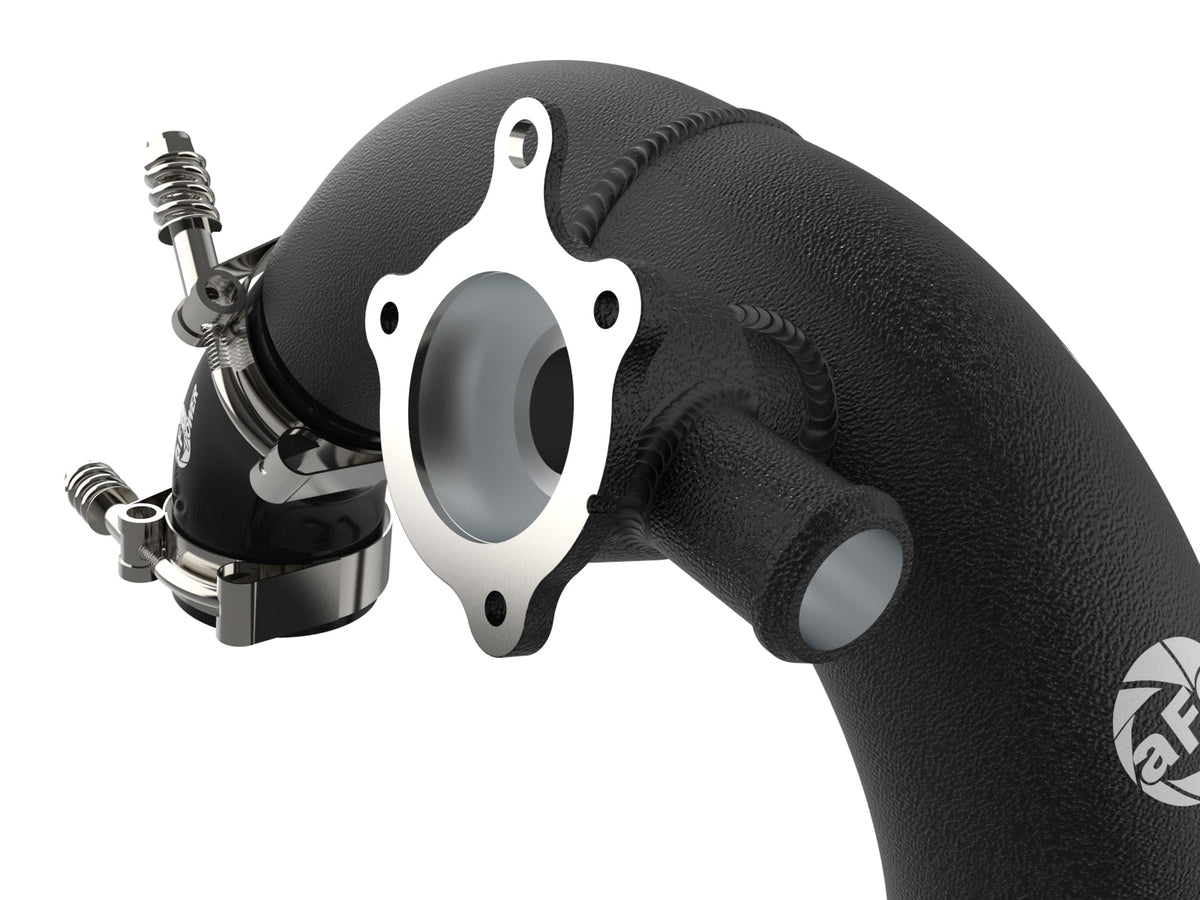 aFe 21-22 Ford Bronco L4-2.3L (t) BladeRunner Alum Hot/Cold Charge Pipe Kit - Black