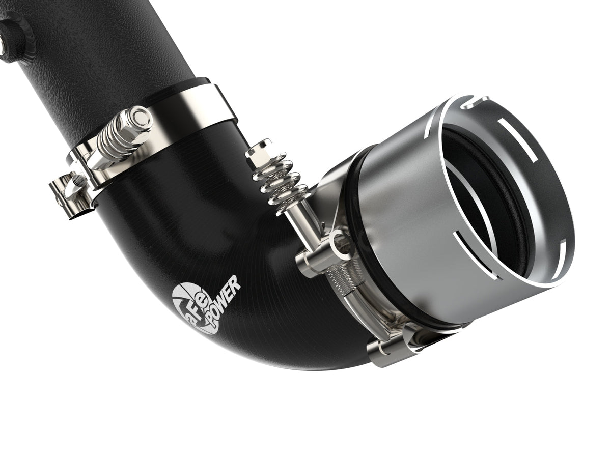 aFe 21-22 Ford Bronco L4-2.3L (t) BladeRunner Alum Hot/Cold Charge Pipe Kit - Black