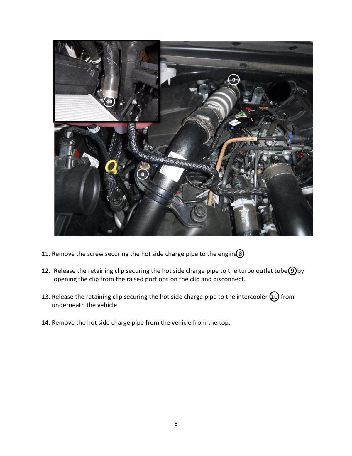 aFe RAM 1500 20-22 V6-3.0L (td) BladeRunner 2-1/2 in & 3in Aluminum Hot & Cold Charge Pipe Kit Black