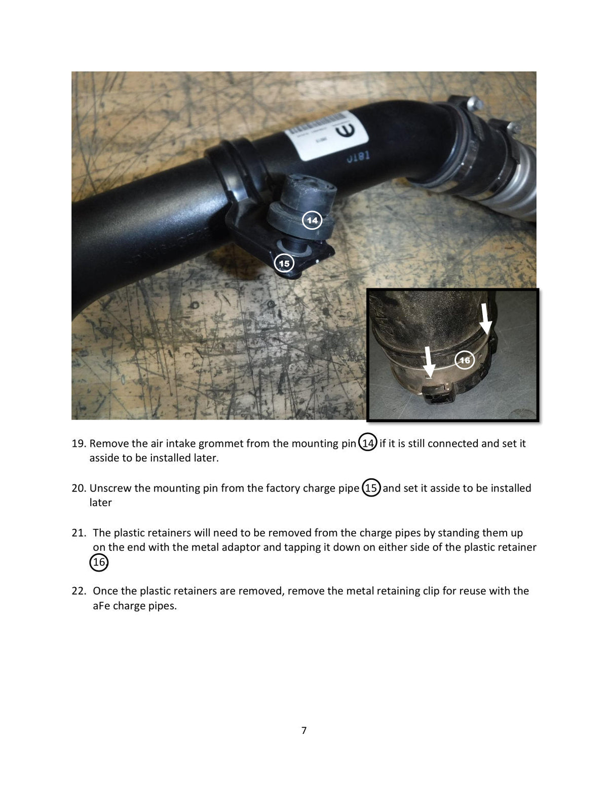 aFe RAM 1500 20-22 V6-3.0L (td) BladeRunner 2-1/2 in & 3in Aluminum Hot & Cold Charge Pipe Kit Black