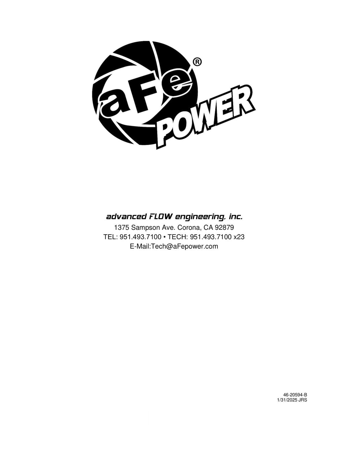 aFe RAM 1500 20-22 V6-3.0L (td) BladeRunner 2-1/2 in & 3in Aluminum Hot & Cold Charge Pipe Kit Black