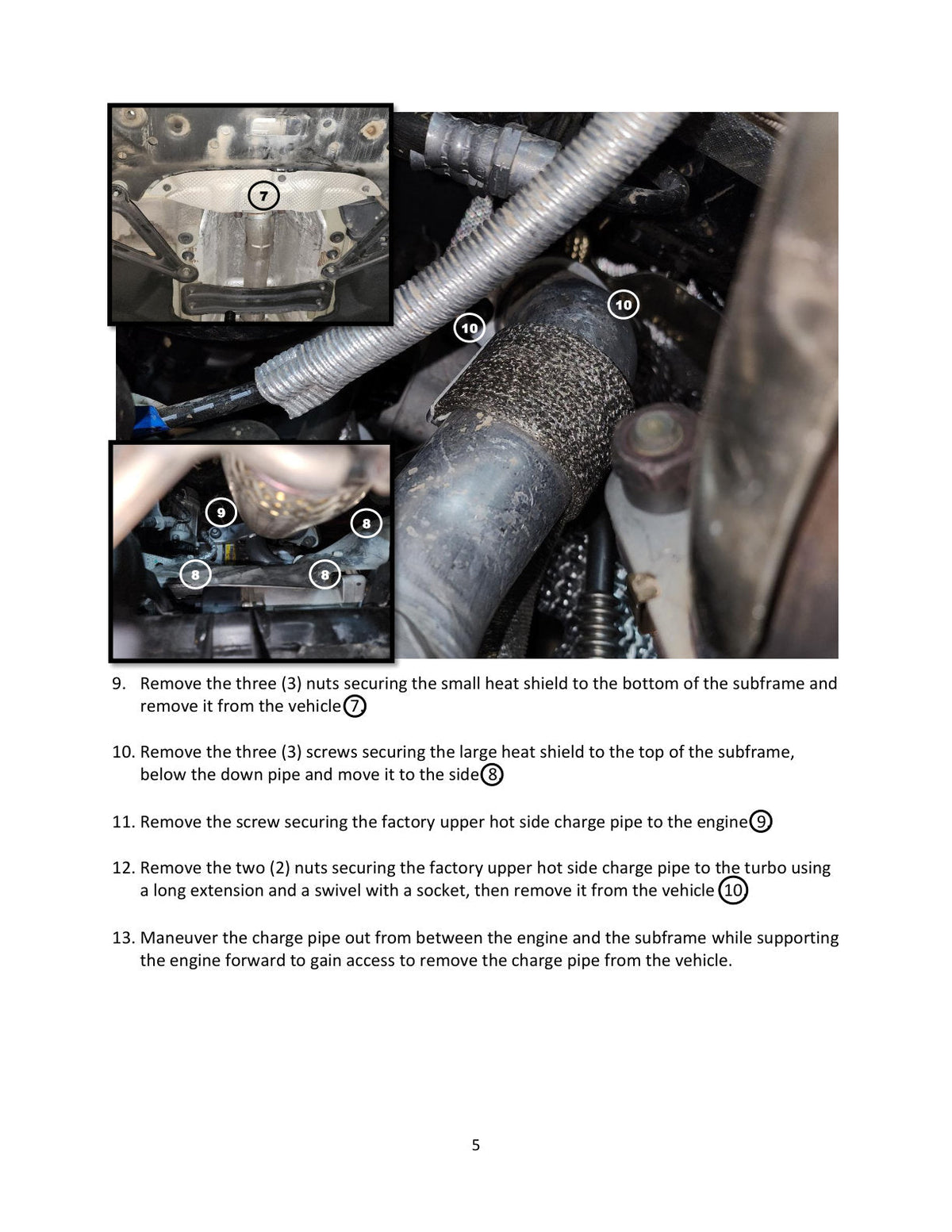 aFe 22-23 Hyundai Kona N L4 2.0L (t) BladeRunner 2-1/4in to 2-1/2in Aluminum Hot Charge Pipe - Black