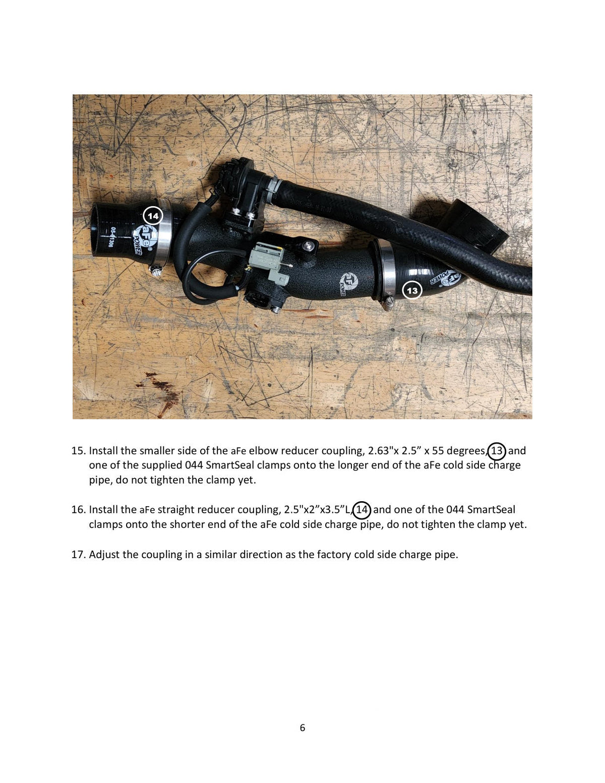 aFe BladeRunner 2-1/2 IN Aluminum Cold Charge Pipe Black 17-20 Hyundai Elantra GT L4-1.6L (t)
