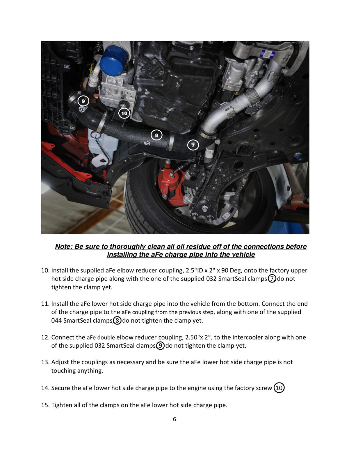 aFe 19-22 Hyundai Veloster N L4 2.0L (t) BladeRunner 2-1/2in Aluminum Hot Charge Pipe - Black
