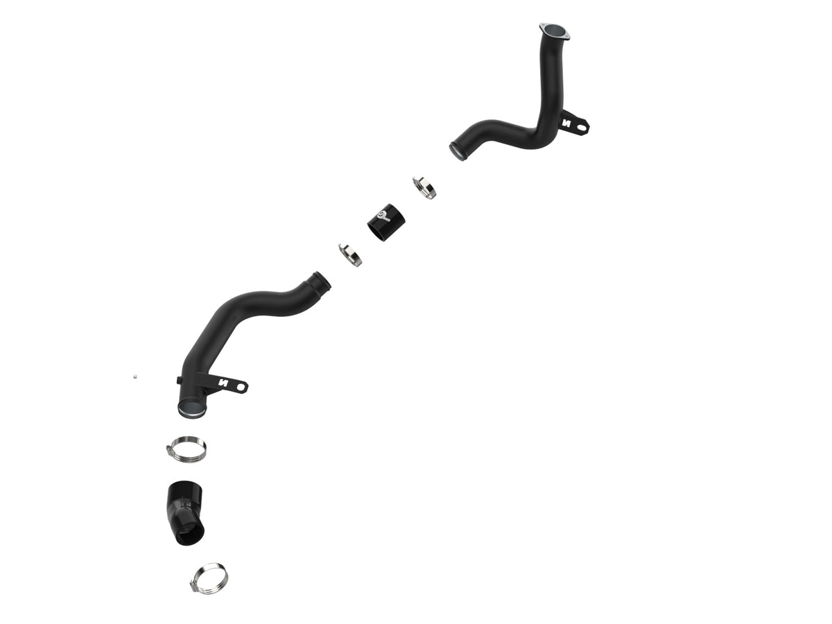 aFe 19-22 Hyundai Veloster N L4 2.0L BladeRunner 2.25in to 2.50in Aluminum Hot Charge Pipe - Black