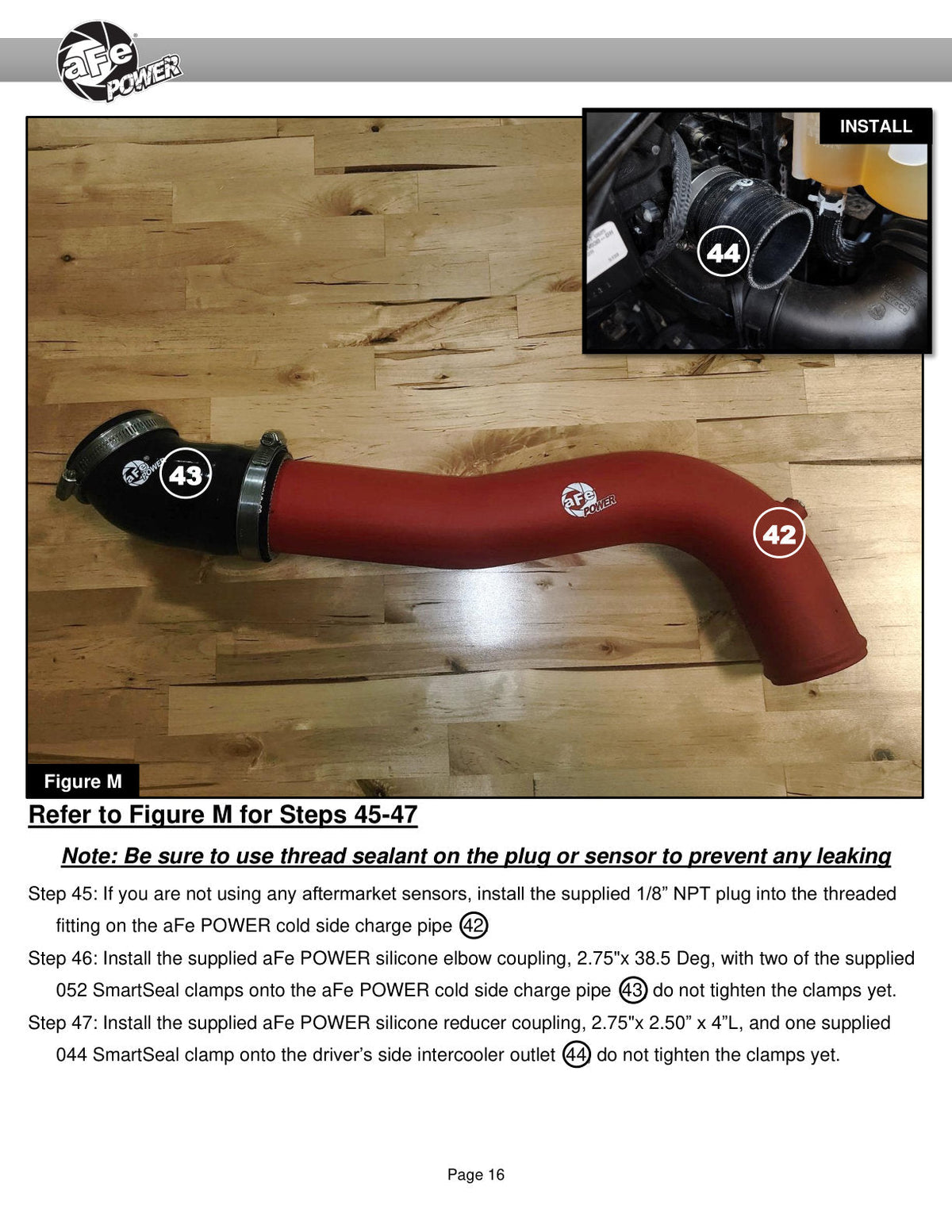 aFe 20-23 Ford Explorer ST V6 3.0L (tt) BladeRunner Aluminum Hot and Cold Charge Pipe Kit - Black