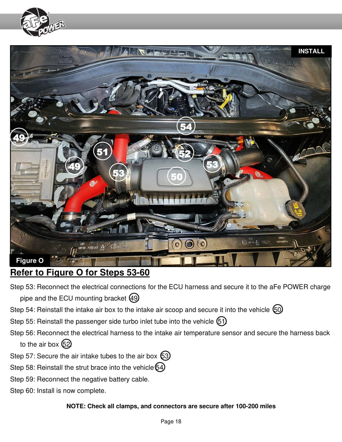 aFe 20-23 Ford Explorer ST V6 3.0L (tt) BladeRunner Aluminum Hot and Cold Charge Pipe Kit - Black