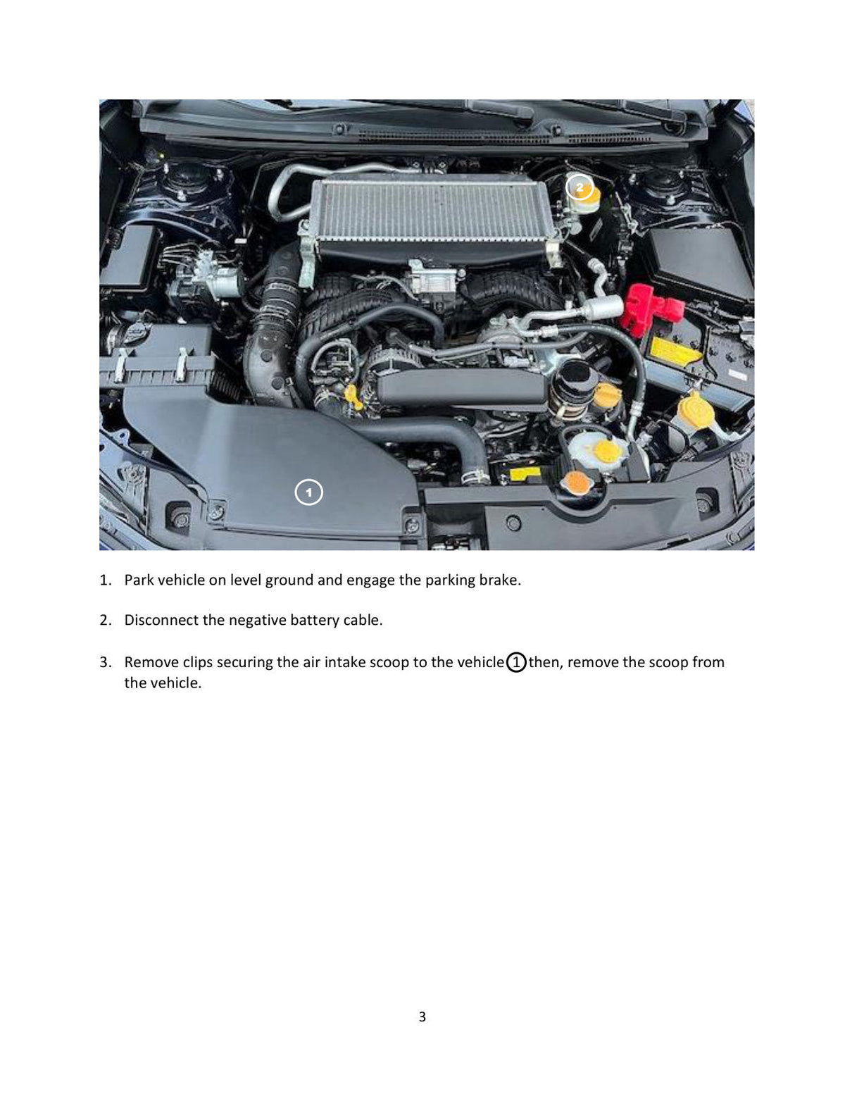 aFe BladeRunner 2-1/2 IN Aluminum Hot Charge Pipe Black 22-23 Subaru WRX H4-2.4L (t)