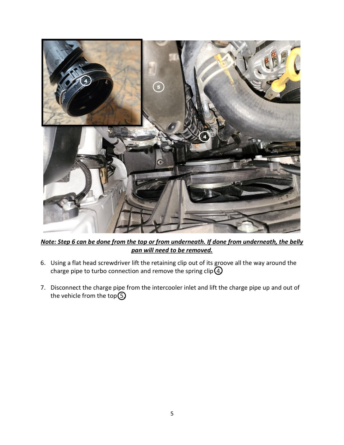 aFe BladeRunner 2-1/2 IN Aluminum Hot Charge Pipe Black 22-23 Subaru WRX H4-2.4L (t)