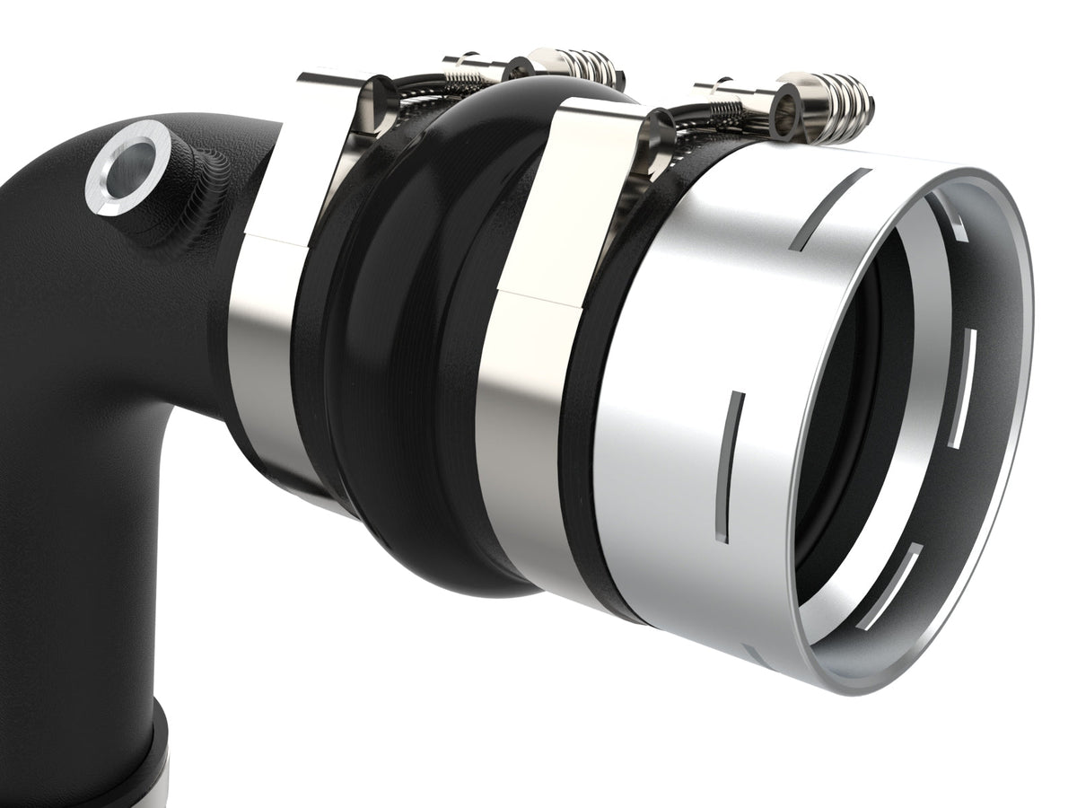 aFe 23-24 Ford F250/F350 Super Duty V8-6.7L BladeRunner 3 In. Aluminum Hot and Cold Charge Pipe- BLK