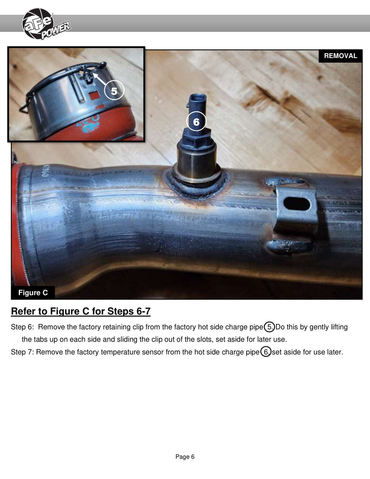 aFe 23-24 Ford F250/F350 Super Duty V8-6.7L BladeRunner 3 In. Aluminum Hot and Cold Charge Pipe- BLK
