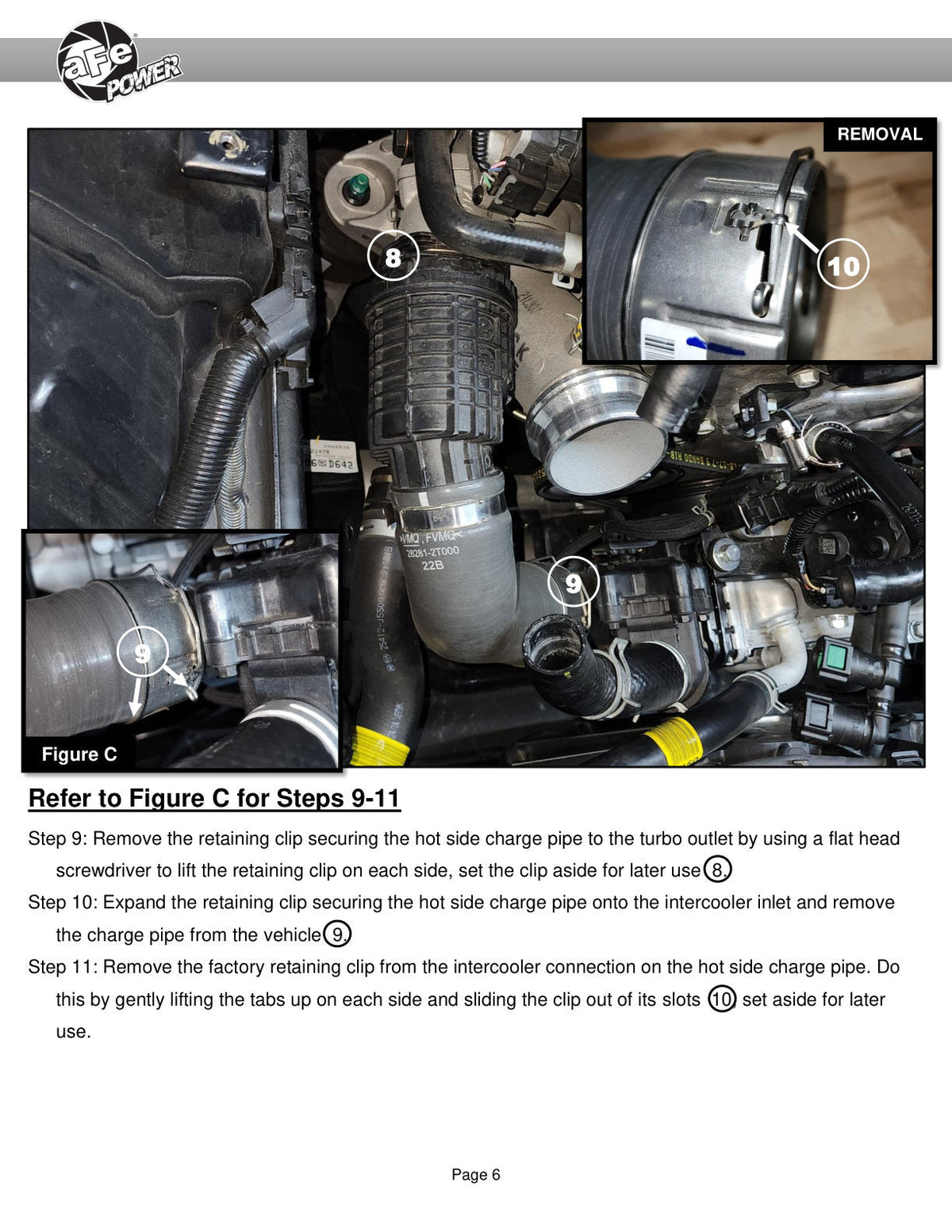 aFe BladeRunner Charge Pipe Kit Kia Stinger 22-23 L4-2.5L (t)