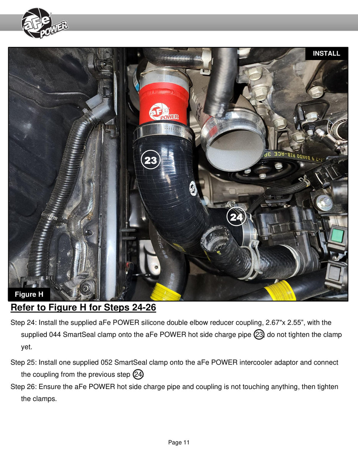 aFe BladeRunner Charge Pipe Kit Kia Stinger 22-23 L4-2.5L (t)