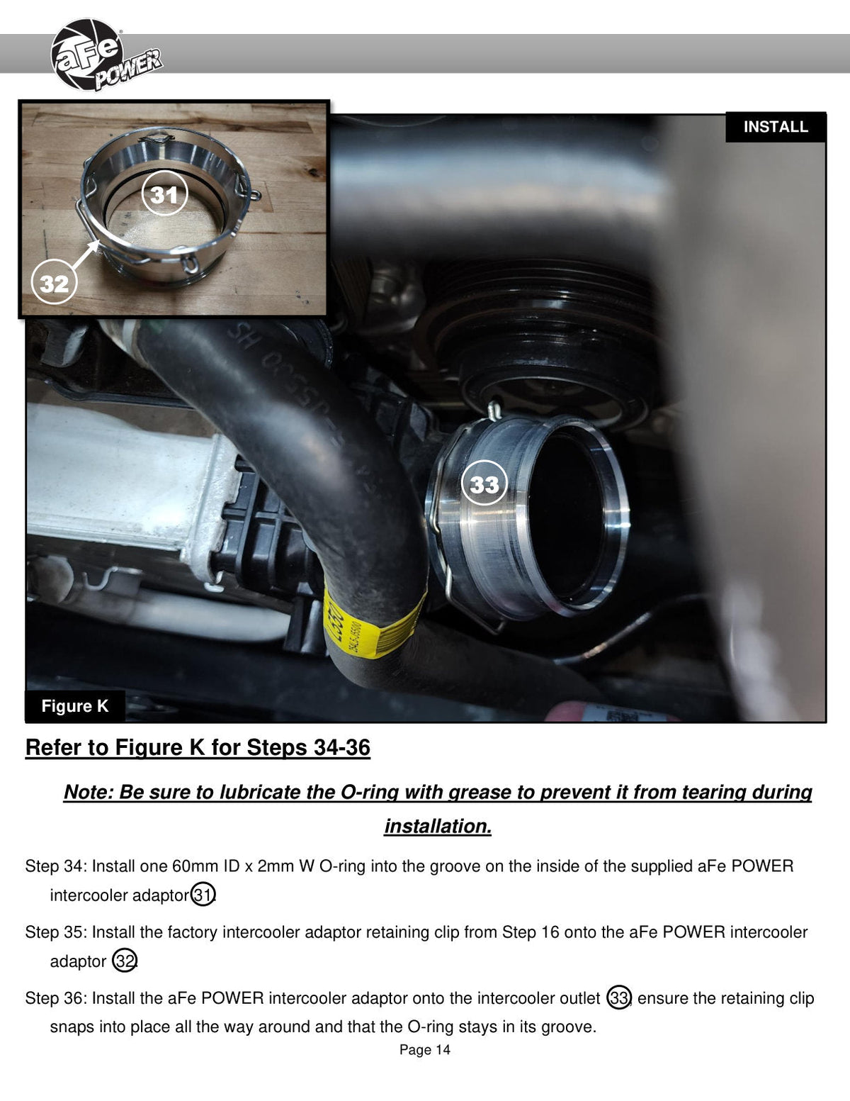 aFe BladeRunner Charge Pipe Kit Kia Stinger 22-23 L4-2.5L (t)