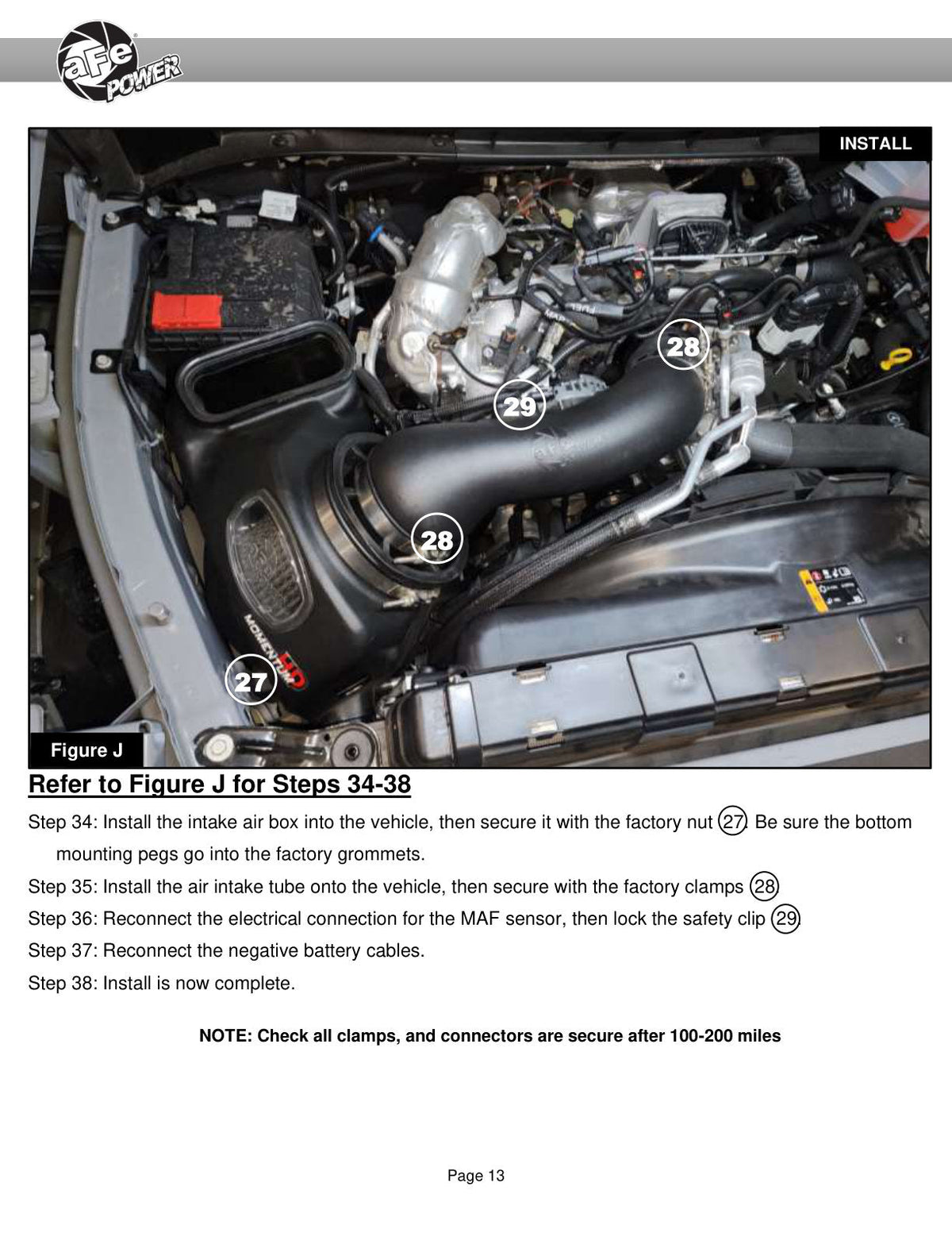 aFe 2024 GM Diesel Trucks V8 6.6L L5P BladeRunner Aluminum 3in Hot & 3.5in Cold Charge Pipe - Black