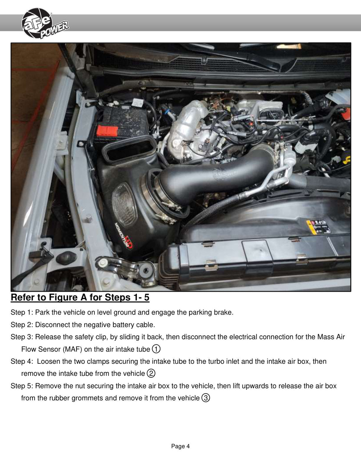 aFe 2024 GM Diesel Trucks V8 6.6L L5P BladeRunner 3.5in Aluminum Cold Charge Pipe - Black